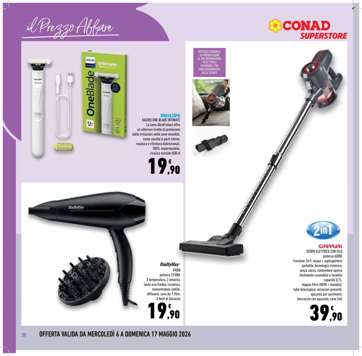Volantino Conad Superstore - 6/5/2026 - 19/5/2026. Pagina 38
