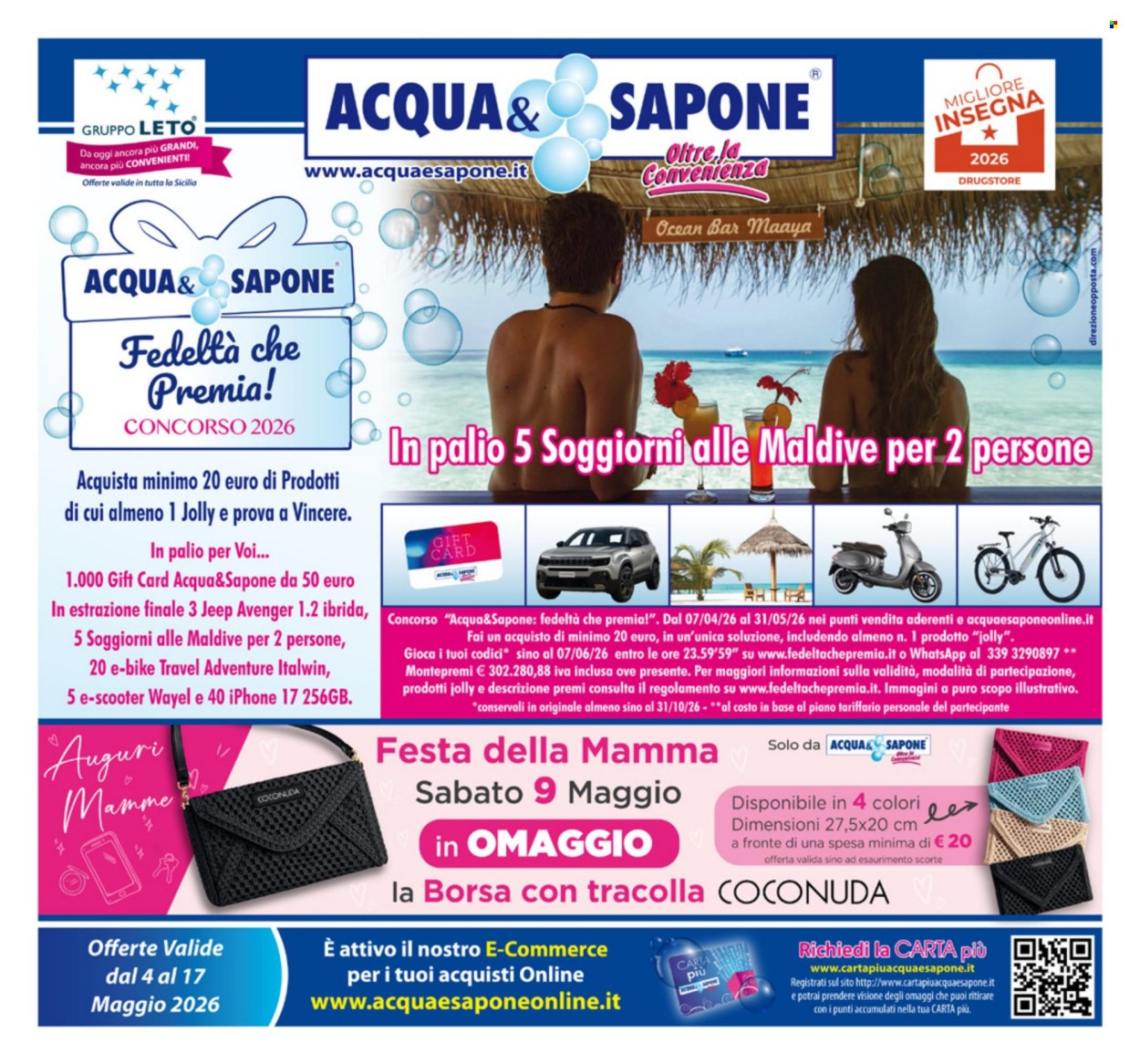 Volantino Acqua & Sapone - 4/5/2026 - 17/5/2026. Pagina 1