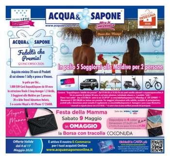 Volantino Acqua & Sapone - 4/5/2026 - 17/5/2026.