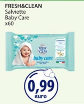 FRESH&CLEAN Salviette Baby Care x60