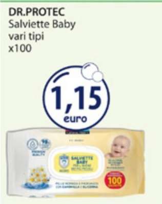 DR.PROTEC Salviette Baby vari tipi x100