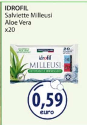 IDROFIL Salviette Milleusi Aloe Vera x20