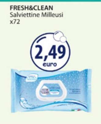 FRESH&CLEAN Salviettine Milleusi x72