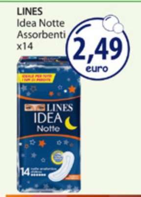 LINES Idea Notte Assorbenti x14