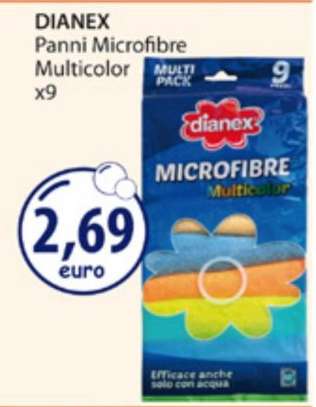 DIANEX Panni Microfibre Multicolor x9