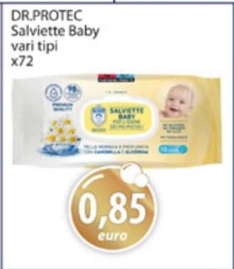 DR.PROTEC Salviette Baby vari tipi x72