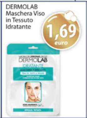 DERMOLAB Maschera Viso in Tessuto Idratante