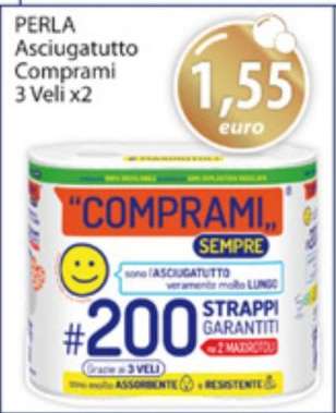PERLA Asciugatutto Comprami 3 Veli x2