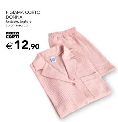 PIGIAMA CORTO DONNA