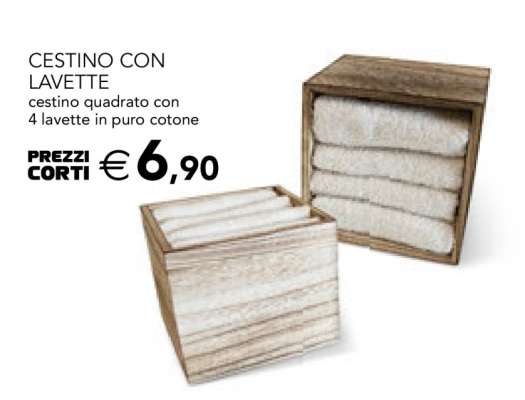 CESTINO CON LAVETTE