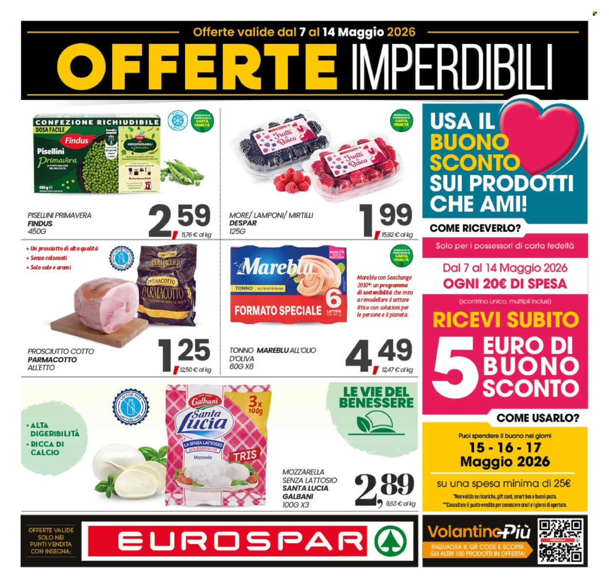 Volantino Eurospar - 7/5/2026 - 14/5/2026. Pagina 1