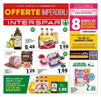 Volantino Interspar - 7/5/2026 - 17/5/2026.