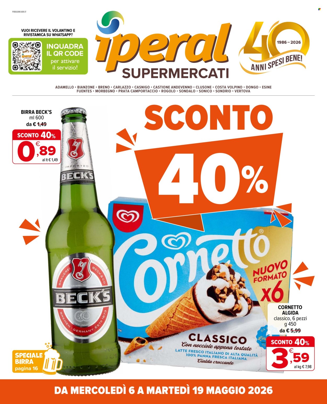 Volantino Iperal - 6/5/2026 - 19/5/2026. Pagina 1