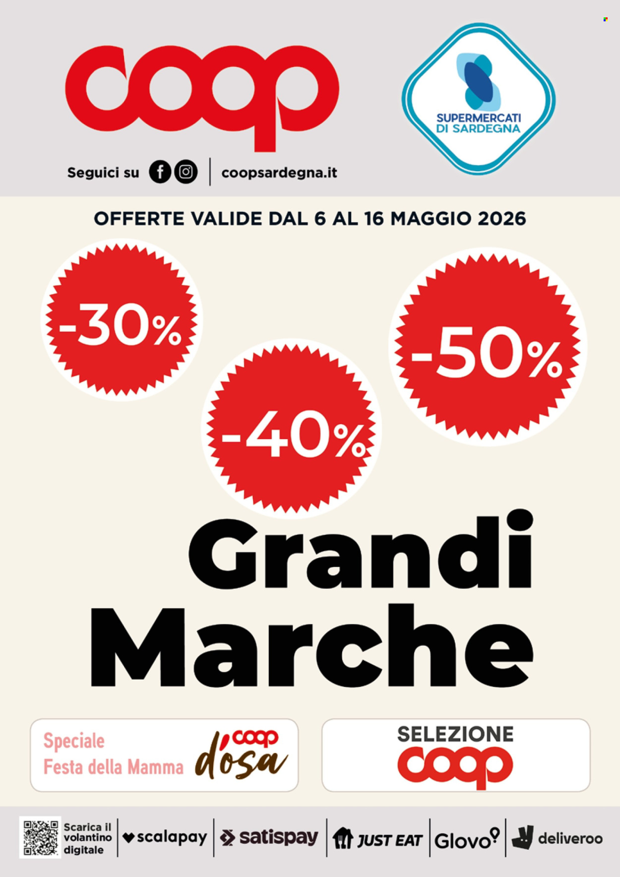 Volantino Coop - 6/5/2026 - 16/5/2026. Pagina 1