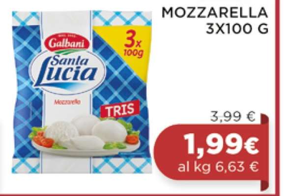 MOZZARELLA 3X100 G