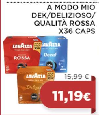 A MODO MIO DEK/DELIZIOSO/QUALITÀ ROSSA X36 CAPS