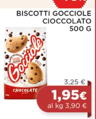 BISCOTTI GOCCIOLE CIOCCOLATO 500 G
