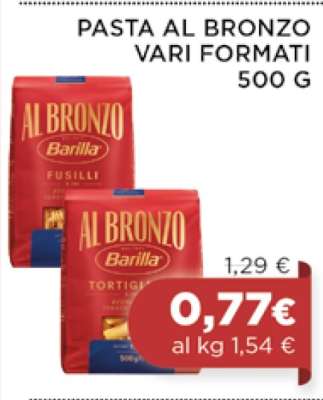 PASTA AL BRONZO VARI FORMATI