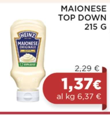 MAIONESE TOP DOWN 215 G