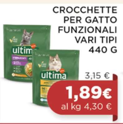 CROCCHETTE PER GATTO FUNZIONALI VARI TIPI 440 G