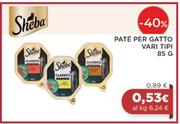 Sheba Paté per Gatto