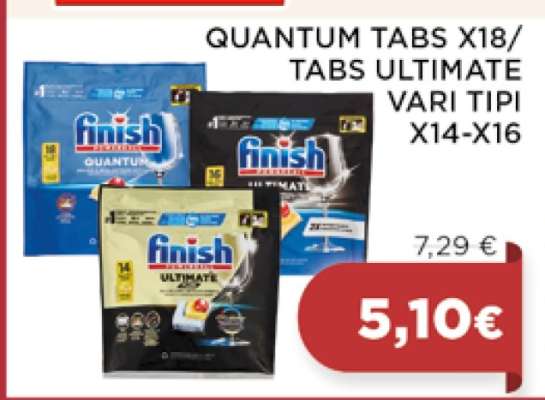 Finish Quantum Tabs X18/ Tabs Ultimate Vari Tipi X14-X16
