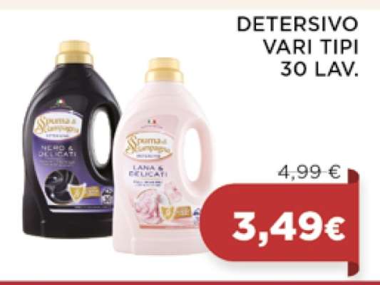 DETERSIVO VARI TIPI 30 LAV.