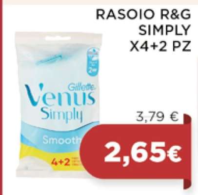 RASOIO R&G SIMPLY X4+2 PZ
