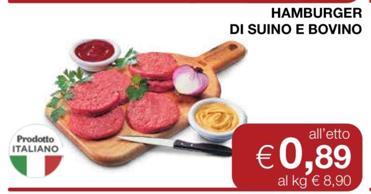 HAMBURGER DI SUINO E BOVINO
