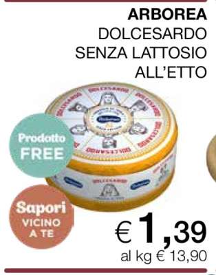 ARBOREA DOLCESARDO SENZA LATTOSIO
