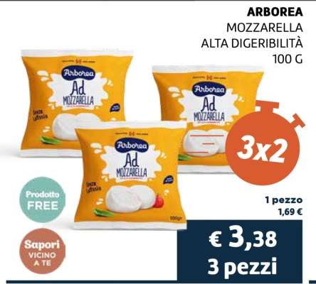 ARBOREA MOZZARELLA ALTA DIGERIBILITÀ 100 G