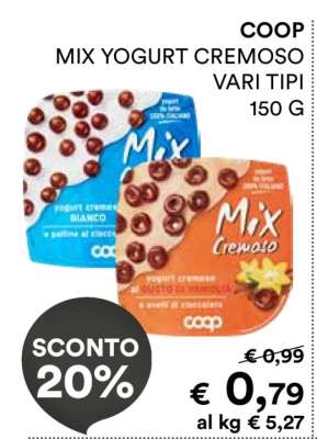 COOP MIX YOGURT CREMOSO