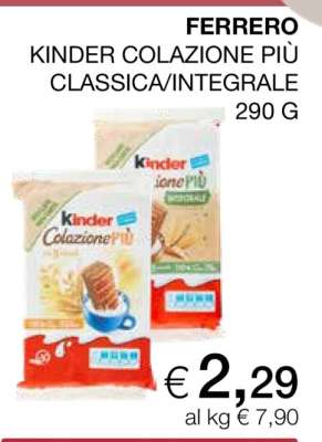 Ferrero Kinder Colazione Più Classica/Integrale