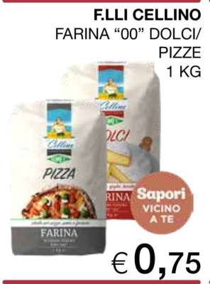 F.LLI CELLINO FARINA "00" DOLCI/PIZZE