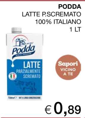 PODDA LATTE P.SCREMATO