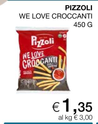 PIZZOLI WE LOVE CROCCANTI