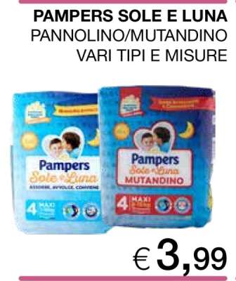 Pampers Sole e Luna