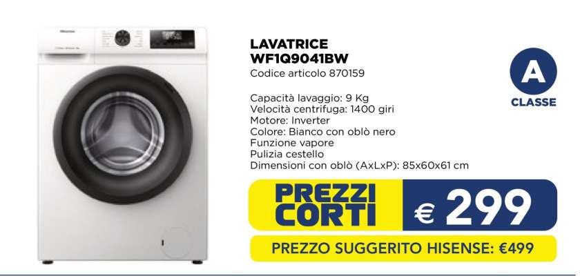 LAVATRICE WF1Q9041BW