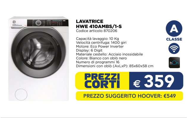 LAVATRICE HWE 410AMBS/1-S