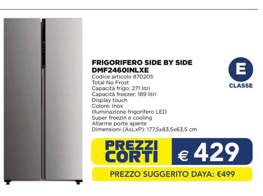 FRIGORIFERO SIDE BY SIDE DMF2460INLXE