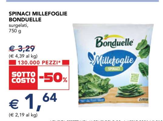 Spinaci Millefoglie Bonduelle