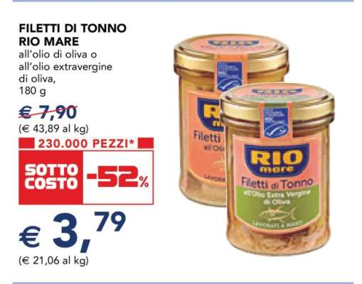 FILETTI DI TONNO RIO MARE