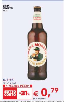 BIRRA MORETTI