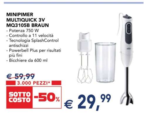 MINIPIMER MULTIQUICK 3V MQ3105B BRAUN