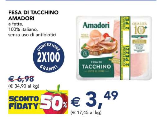 FESA DI TACCHINO AMADORI