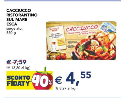 CACCIUCCO RISTORANTINO SUL MARE ESCA