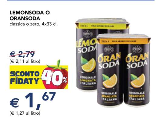 LEMONSODA O ORANSODA