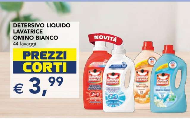 Detersivo Liquido Lavatrice Omino Bianco