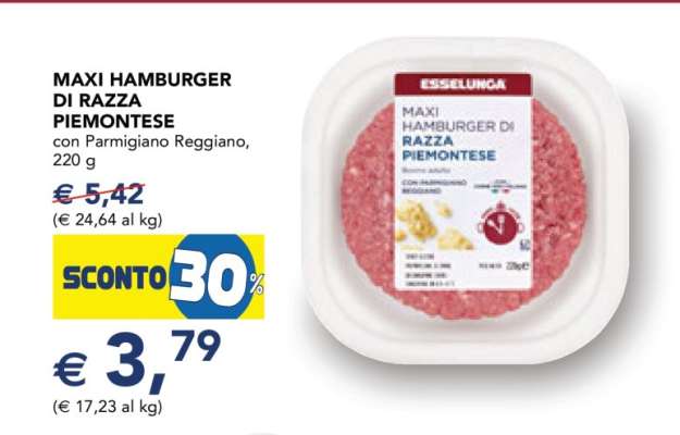 Maxi Hamburger di Razza Piemontese