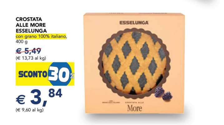 Crostata alle More Esselunga